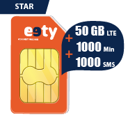 eety STAR mit SIM-Karte