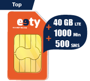 eety TOP mit SIM-Karte (Roamingfähig)
