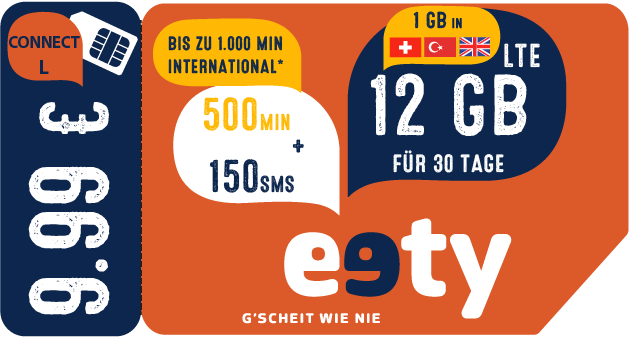 eety CONNECT L mit SIM-Karte
