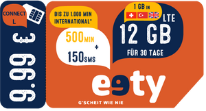 eety CONNECT L mit SIM-Karte