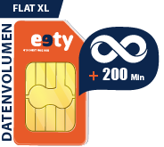 eety FLAT XL mit SIM-Karte