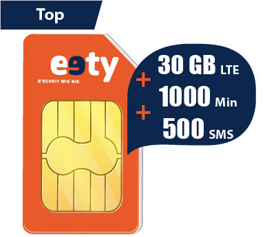 eety TOP mit SIM-Karte (Roamingfähig)